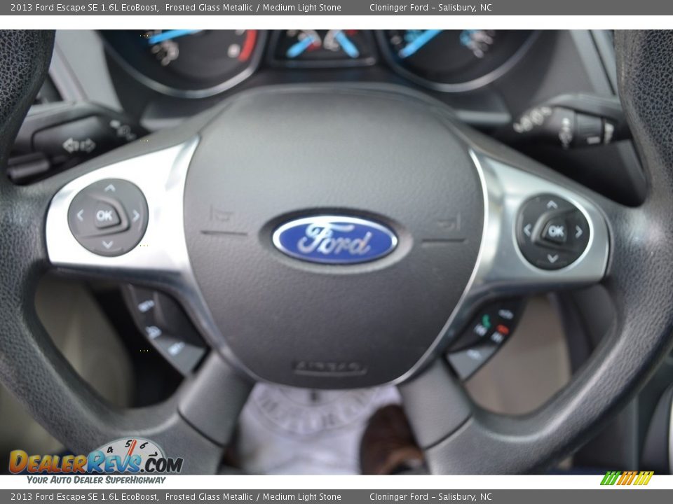 2013 Ford Escape SE 1.6L EcoBoost Frosted Glass Metallic / Medium Light Stone Photo #20