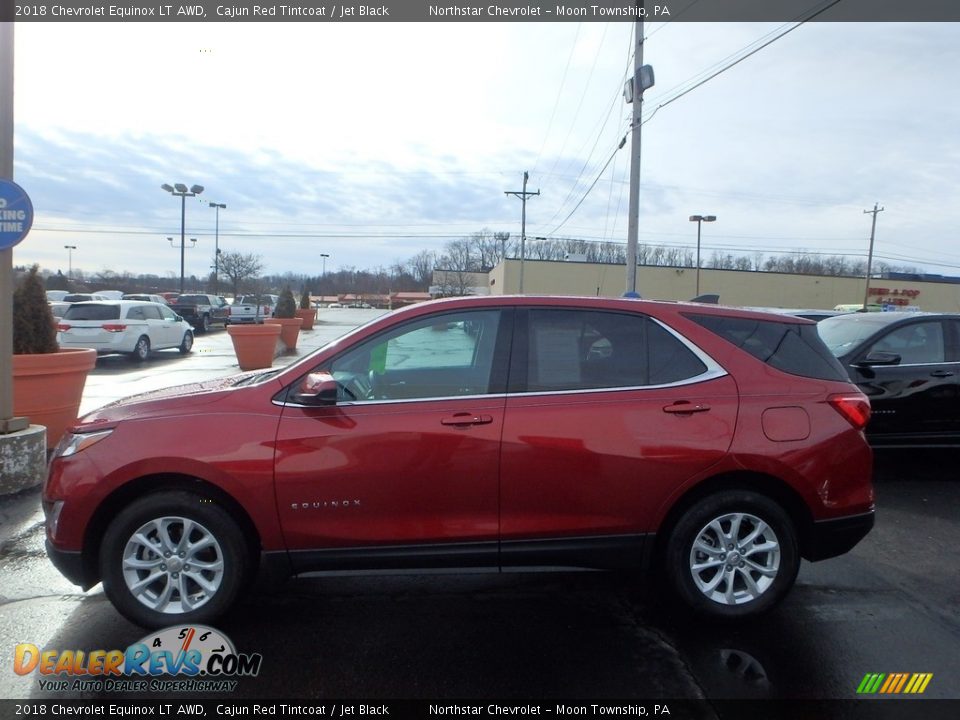 2018 Chevrolet Equinox LT AWD Cajun Red Tintcoat / Jet Black Photo #2