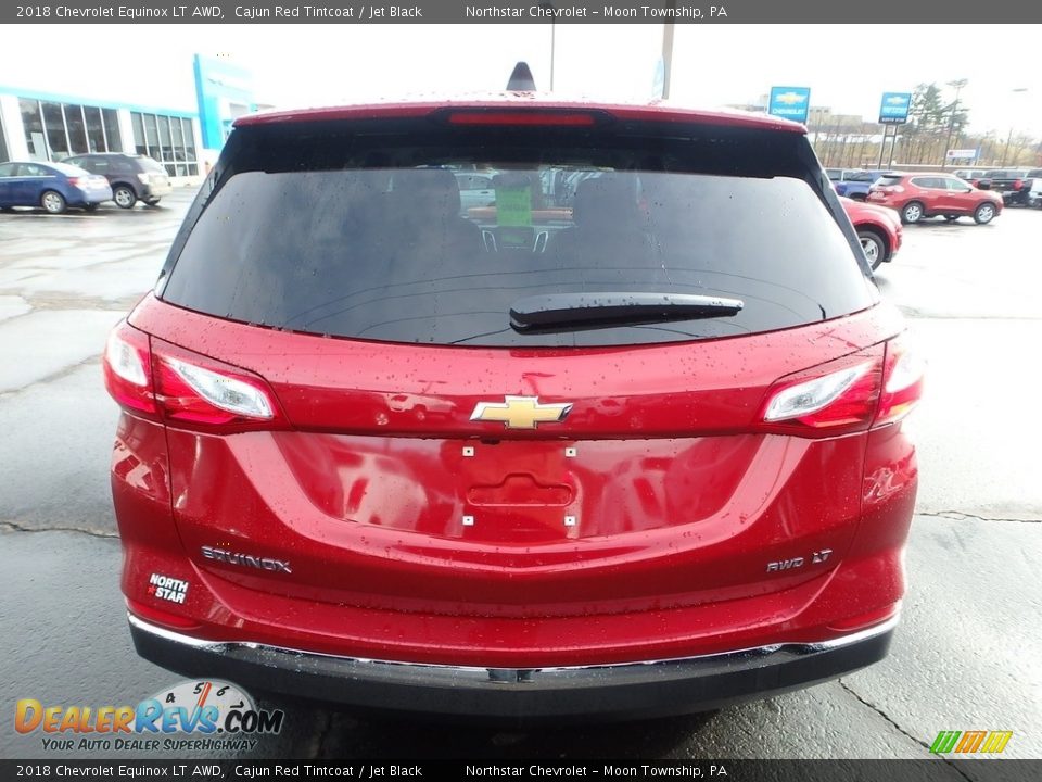 2018 Chevrolet Equinox LT AWD Cajun Red Tintcoat / Jet Black Photo #4