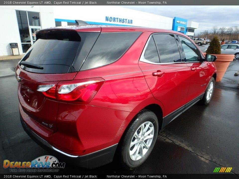 2018 Chevrolet Equinox LT AWD Cajun Red Tintcoat / Jet Black Photo #5