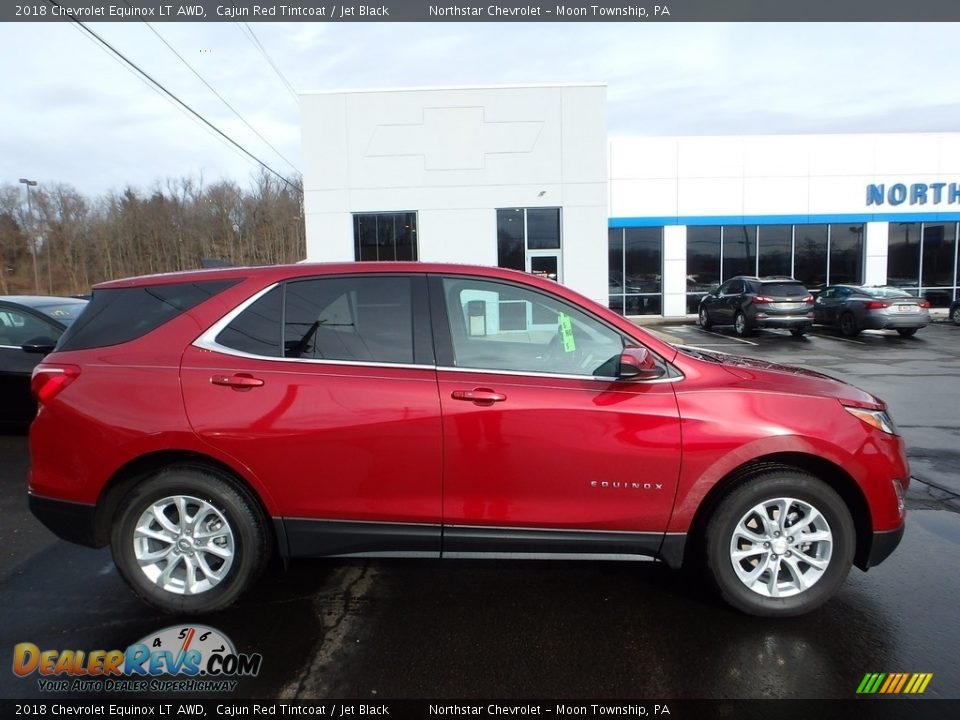 2018 Chevrolet Equinox LT AWD Cajun Red Tintcoat / Jet Black Photo #6