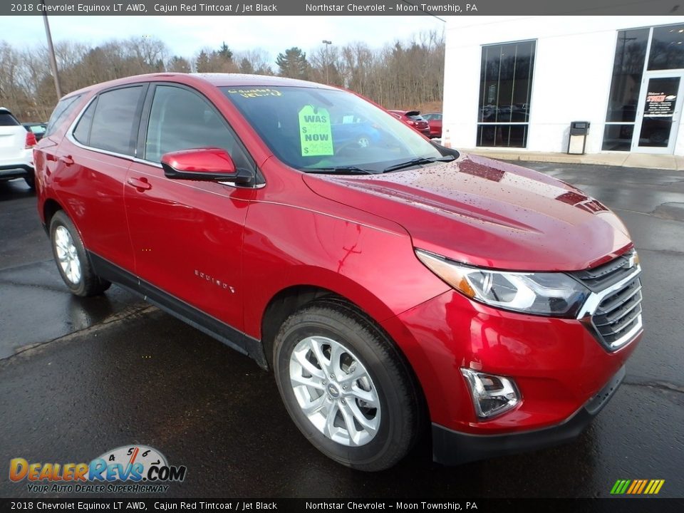 2018 Chevrolet Equinox LT AWD Cajun Red Tintcoat / Jet Black Photo #7