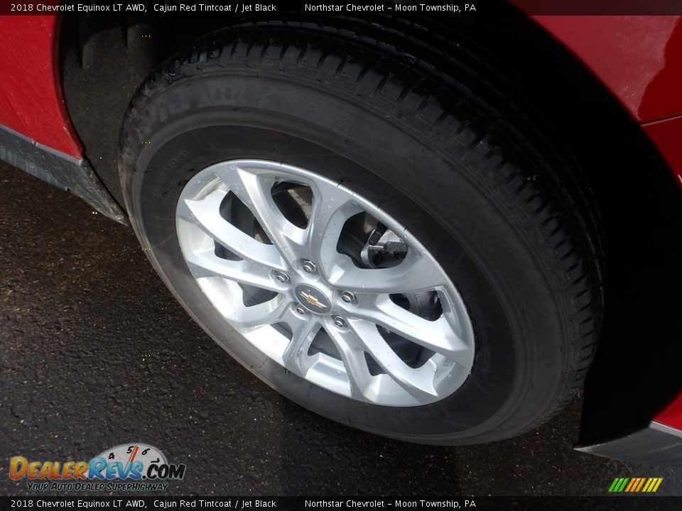2018 Chevrolet Equinox LT AWD Cajun Red Tintcoat / Jet Black Photo #9