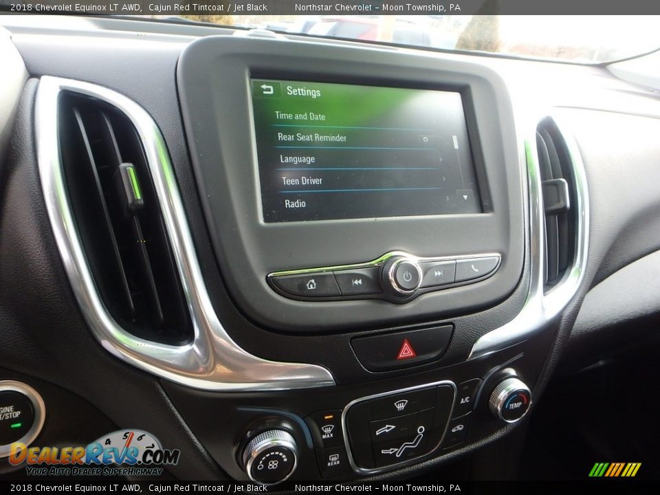 2018 Chevrolet Equinox LT AWD Cajun Red Tintcoat / Jet Black Photo #17