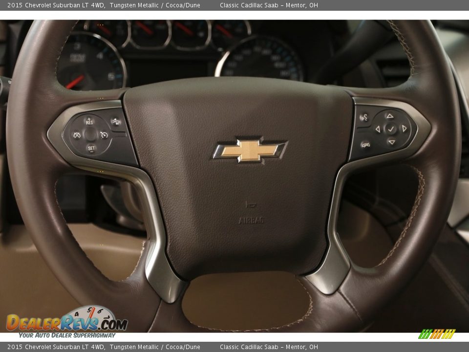 2015 Chevrolet Suburban LT 4WD Tungsten Metallic / Cocoa/Dune Photo #9