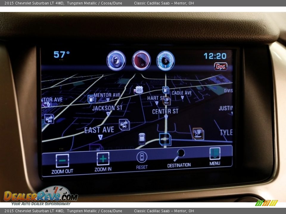 2015 Chevrolet Suburban LT 4WD Tungsten Metallic / Cocoa/Dune Photo #13