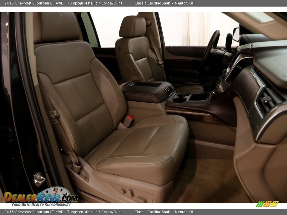 2015 Chevrolet Suburban LT 4WD Tungsten Metallic / Cocoa/Dune Photo #17