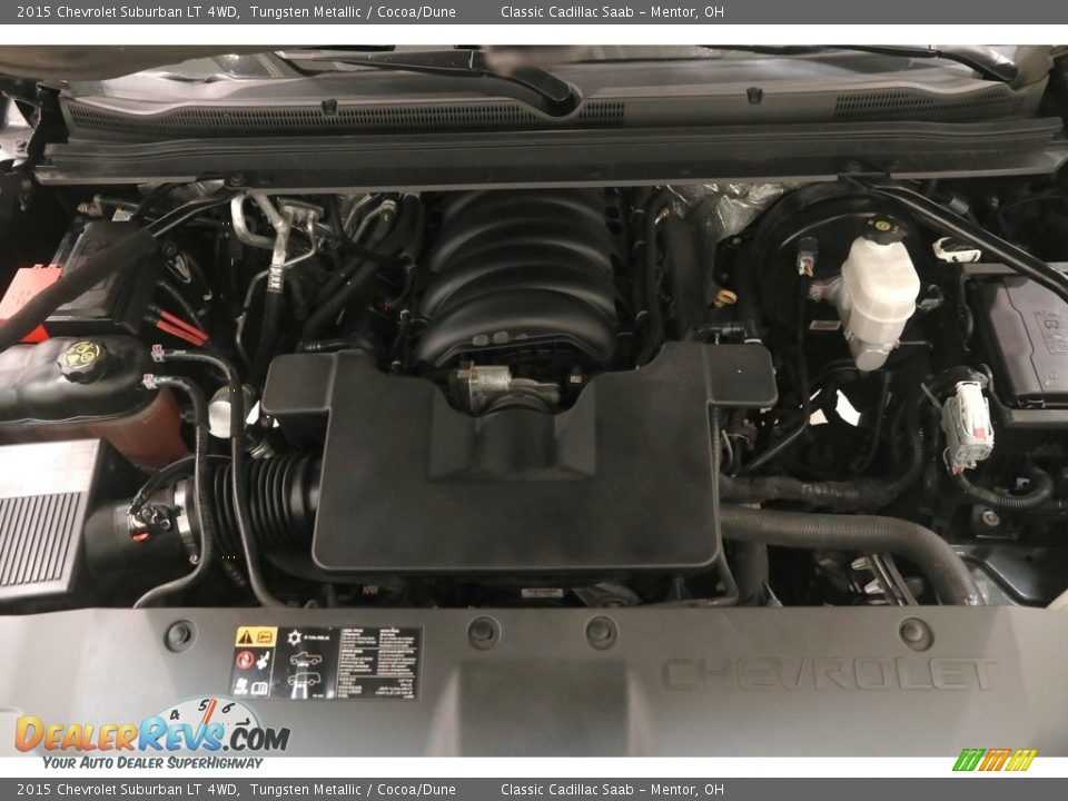 2015 Chevrolet Suburban LT 4WD Tungsten Metallic / Cocoa/Dune Photo #25