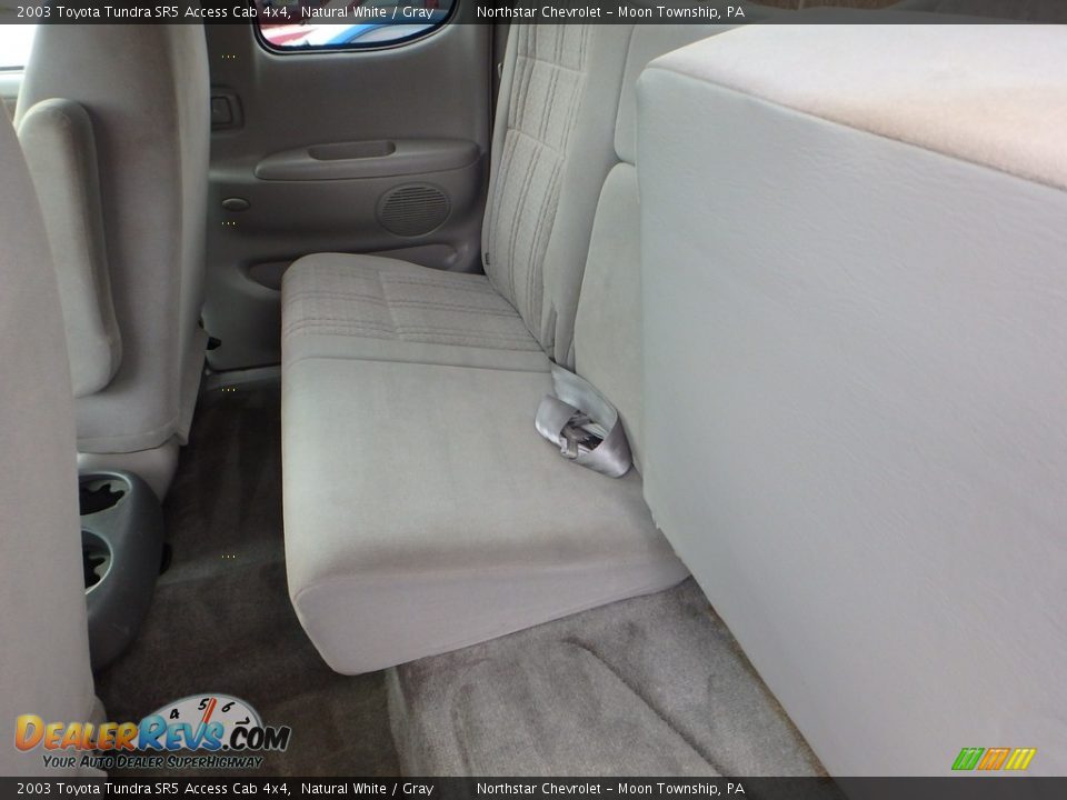 2003 Toyota Tundra SR5 Access Cab 4x4 Natural White / Gray Photo #9