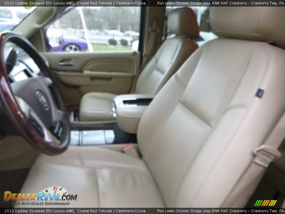 2013 Cadillac Escalade ESV Luxury AWD Crystal Red Tintcoat / Cashmere/Cocoa Photo #15