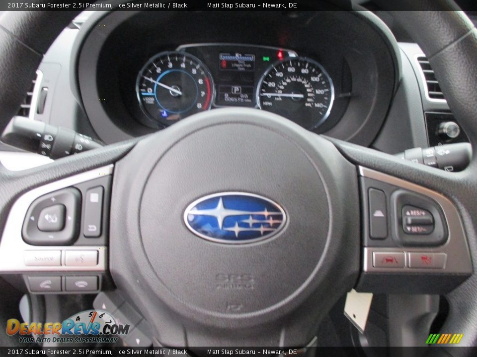 2017 Subaru Forester 2.5i Premium Ice Silver Metallic / Black Photo #11