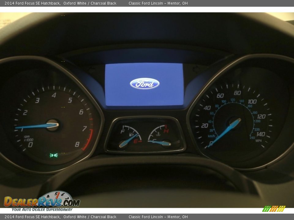 2014 Ford Focus SE Hatchback Oxford White / Charcoal Black Photo #8