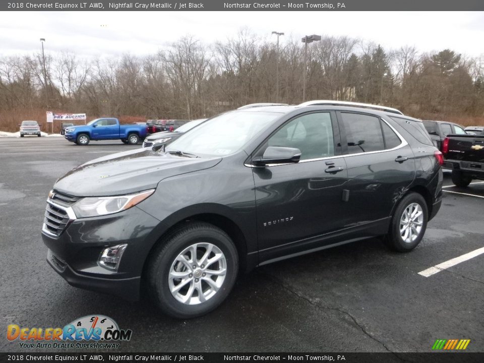 2018 Chevrolet Equinox LT AWD Nightfall Gray Metallic / Jet Black Photo #1