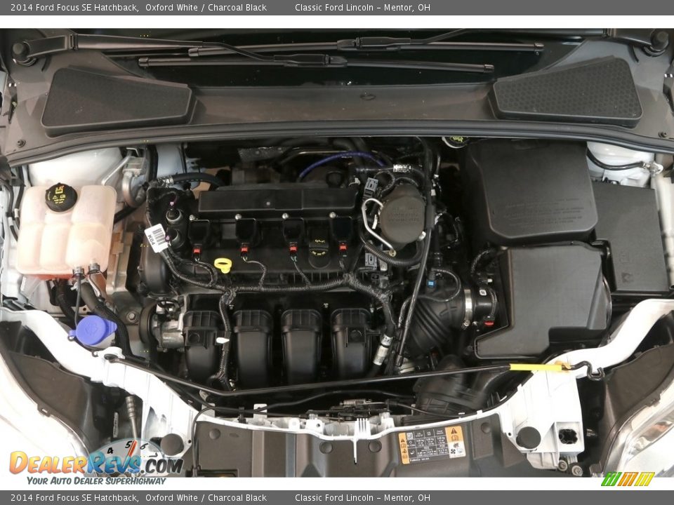 2014 Ford Focus SE Hatchback Oxford White / Charcoal Black Photo #16