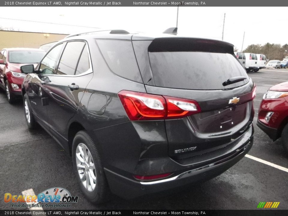 2018 Chevrolet Equinox LT AWD Nightfall Gray Metallic / Jet Black Photo #3