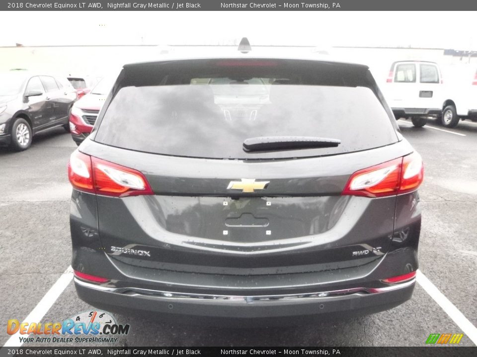 2018 Chevrolet Equinox LT AWD Nightfall Gray Metallic / Jet Black Photo #4