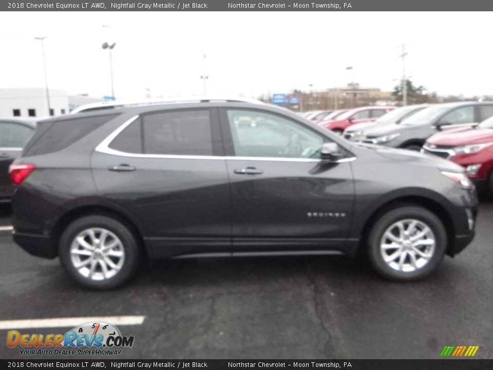 2018 Chevrolet Equinox LT AWD Nightfall Gray Metallic / Jet Black Photo #6