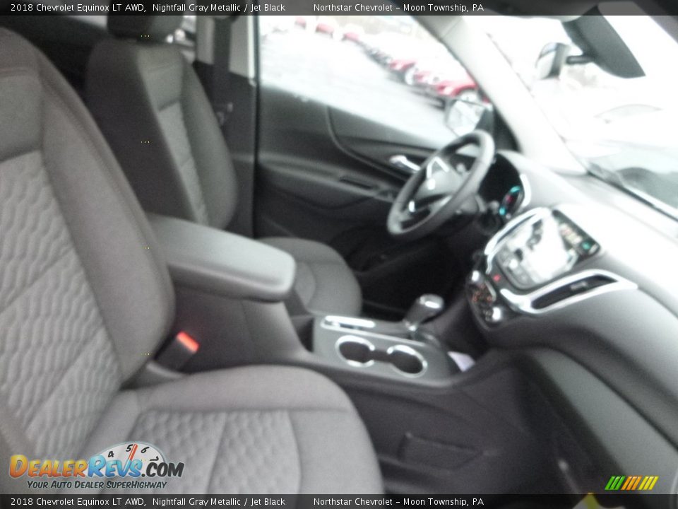 2018 Chevrolet Equinox LT AWD Nightfall Gray Metallic / Jet Black Photo #10