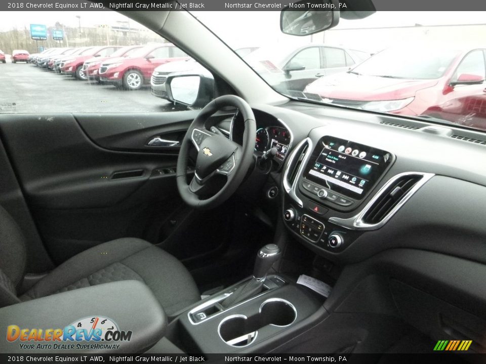 2018 Chevrolet Equinox LT AWD Nightfall Gray Metallic / Jet Black Photo #11