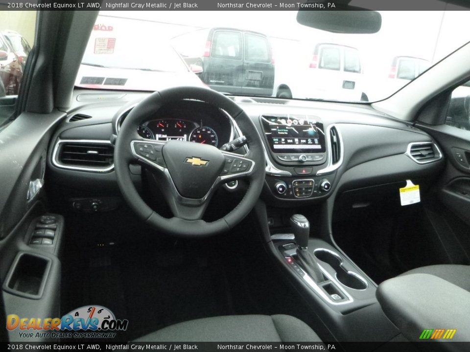 2018 Chevrolet Equinox LT AWD Nightfall Gray Metallic / Jet Black Photo #14