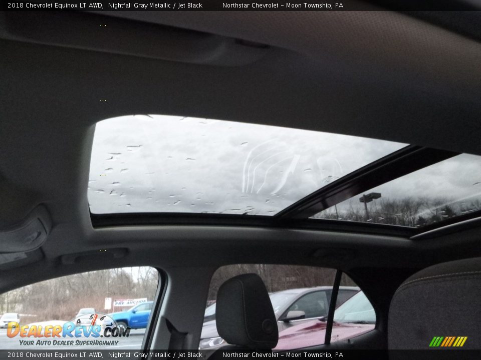2018 Chevrolet Equinox LT AWD Nightfall Gray Metallic / Jet Black Photo #18