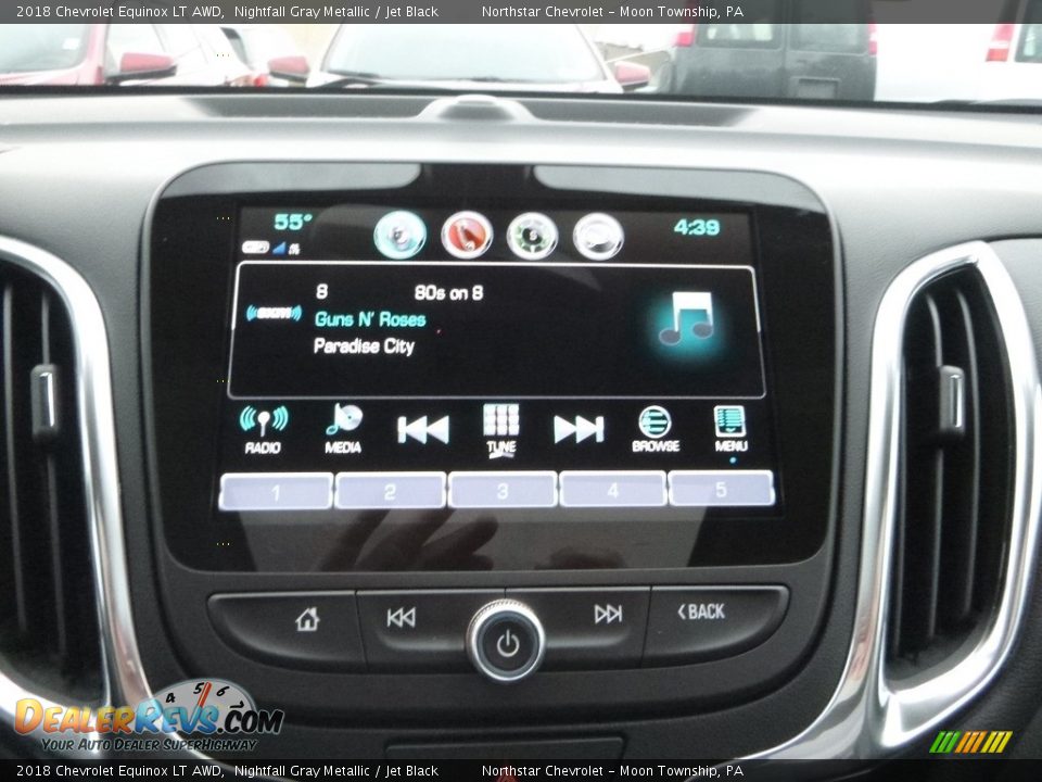 2018 Chevrolet Equinox LT AWD Nightfall Gray Metallic / Jet Black Photo #19