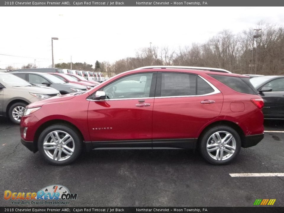2018 Chevrolet Equinox Premier AWD Cajun Red Tintcoat / Jet Black Photo #2