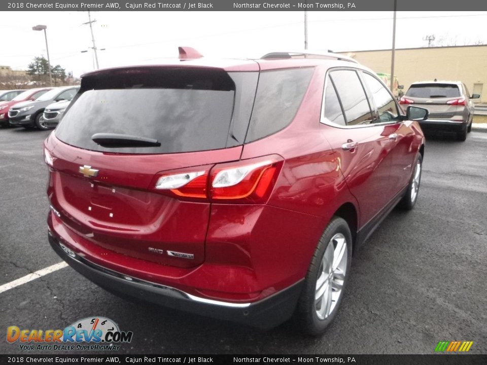 2018 Chevrolet Equinox Premier AWD Cajun Red Tintcoat / Jet Black Photo #5