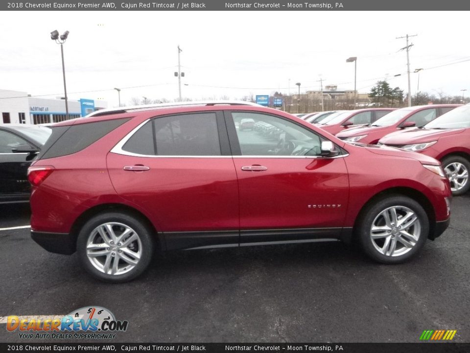 2018 Chevrolet Equinox Premier AWD Cajun Red Tintcoat / Jet Black Photo #6