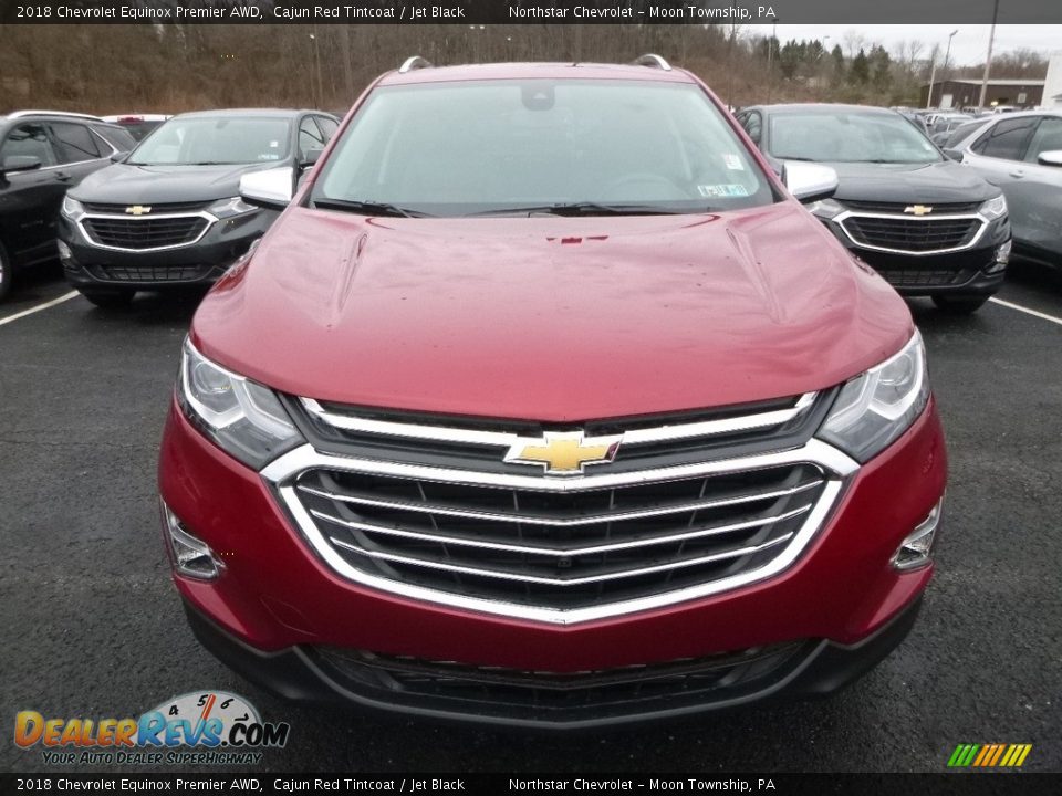 2018 Chevrolet Equinox Premier AWD Cajun Red Tintcoat / Jet Black Photo #8