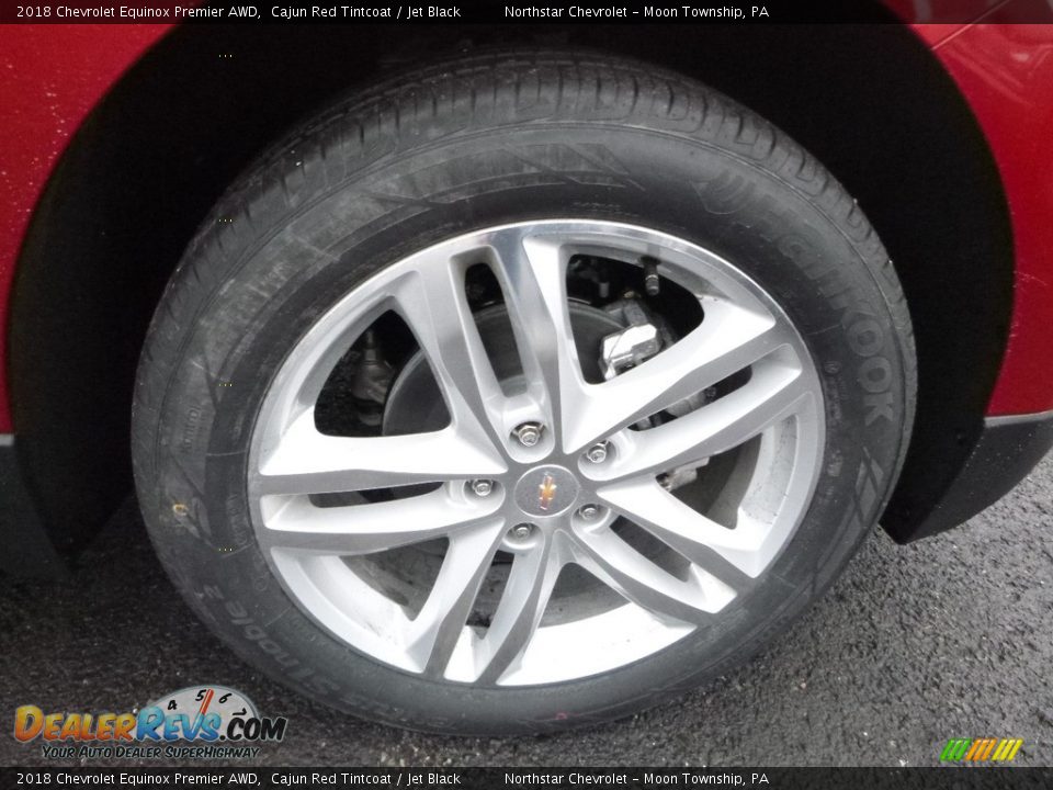 2018 Chevrolet Equinox Premier AWD Cajun Red Tintcoat / Jet Black Photo #9