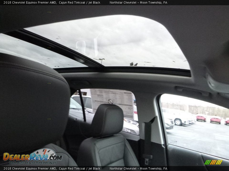 2018 Chevrolet Equinox Premier AWD Cajun Red Tintcoat / Jet Black Photo #12