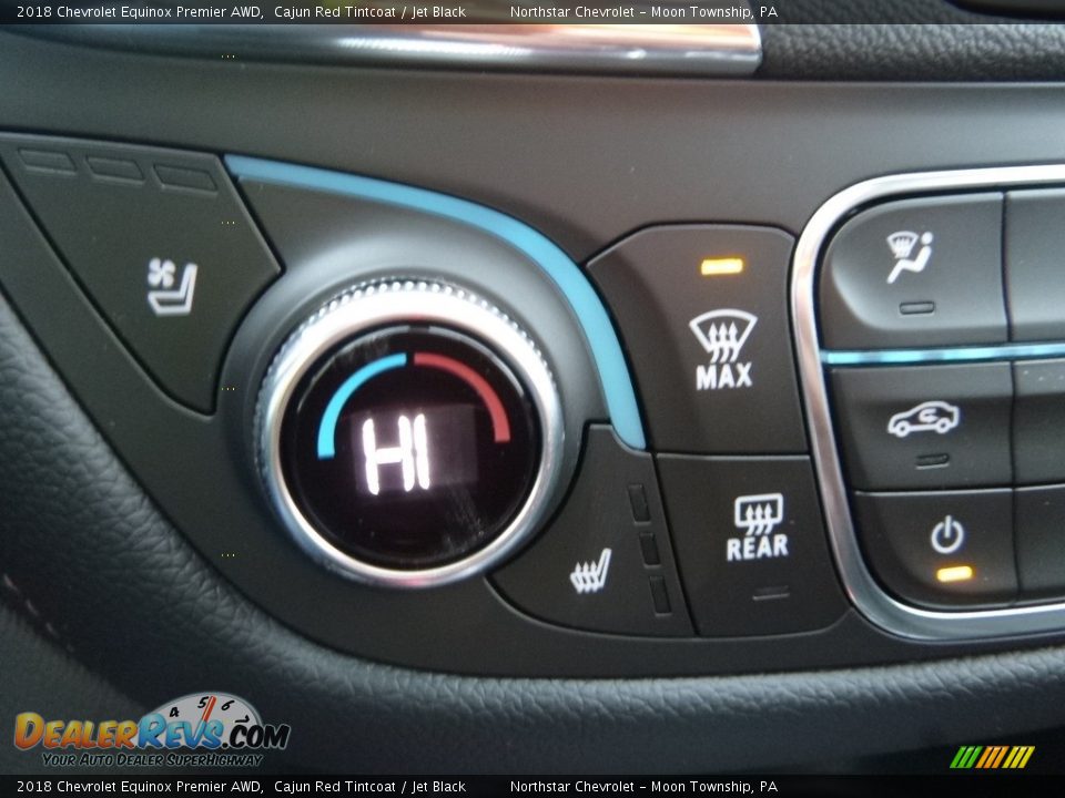 2018 Chevrolet Equinox Premier AWD Cajun Red Tintcoat / Jet Black Photo #20