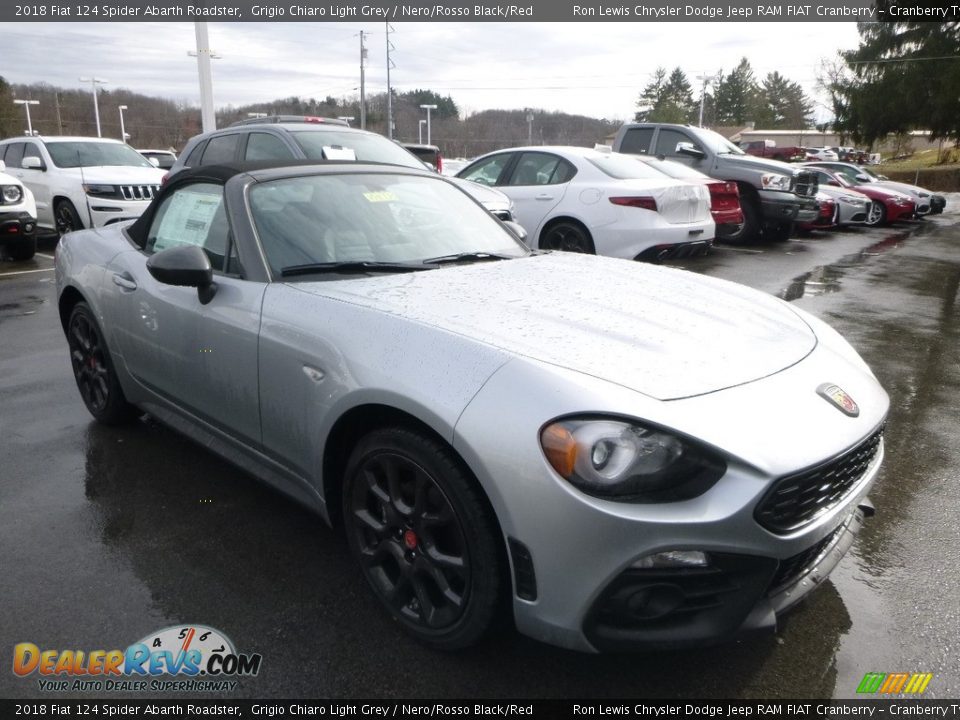 Front 3/4 View of 2018 Fiat 124 Spider Abarth Roadster Photo #7