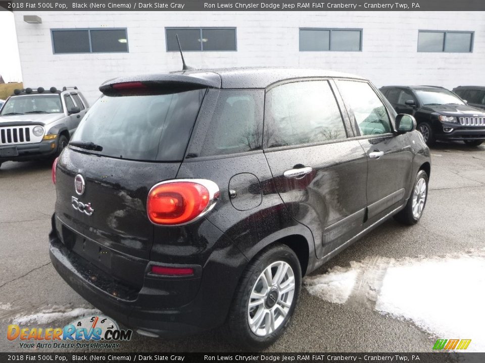 2018 Fiat 500L Pop Black (Nero Cinema) / Dark Slate Gray Photo #5