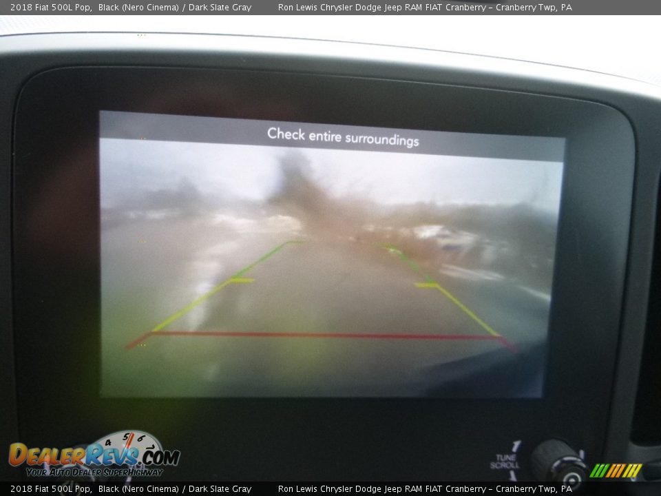 2018 Fiat 500L Pop Black (Nero Cinema) / Dark Slate Gray Photo #16