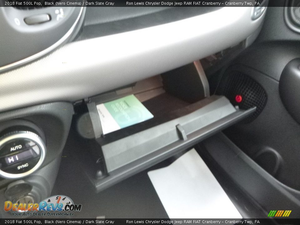 2018 Fiat 500L Pop Black (Nero Cinema) / Dark Slate Gray Photo #20