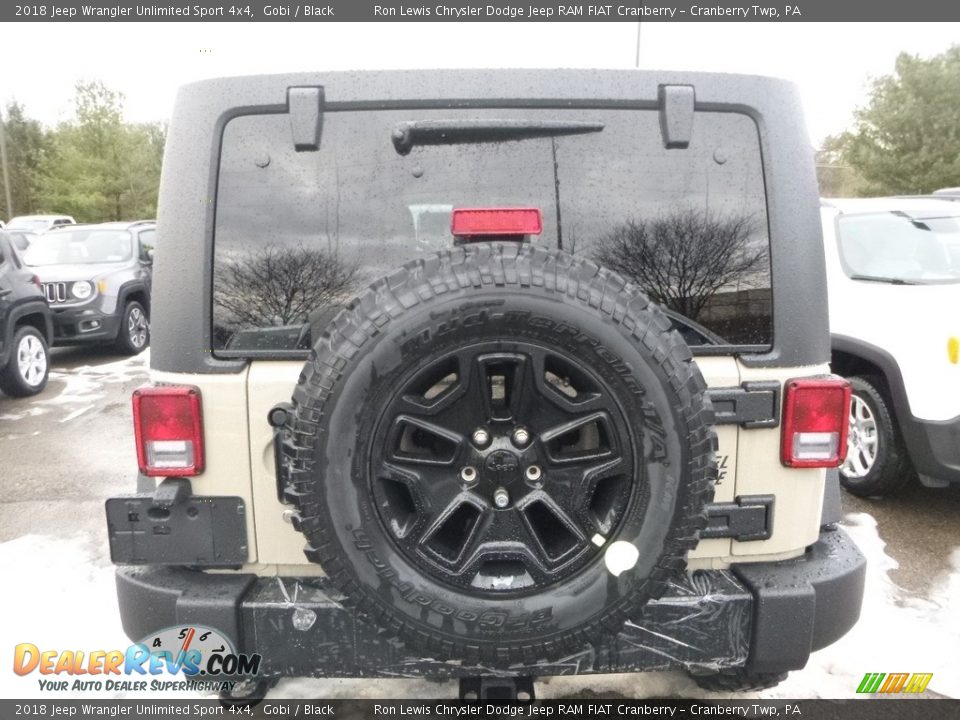2018 Jeep Wrangler Unlimited Sport 4x4 Gobi / Black Photo #4