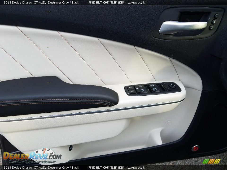 2018 Dodge Charger GT AWD Destroyer Gray / Black Photo #7