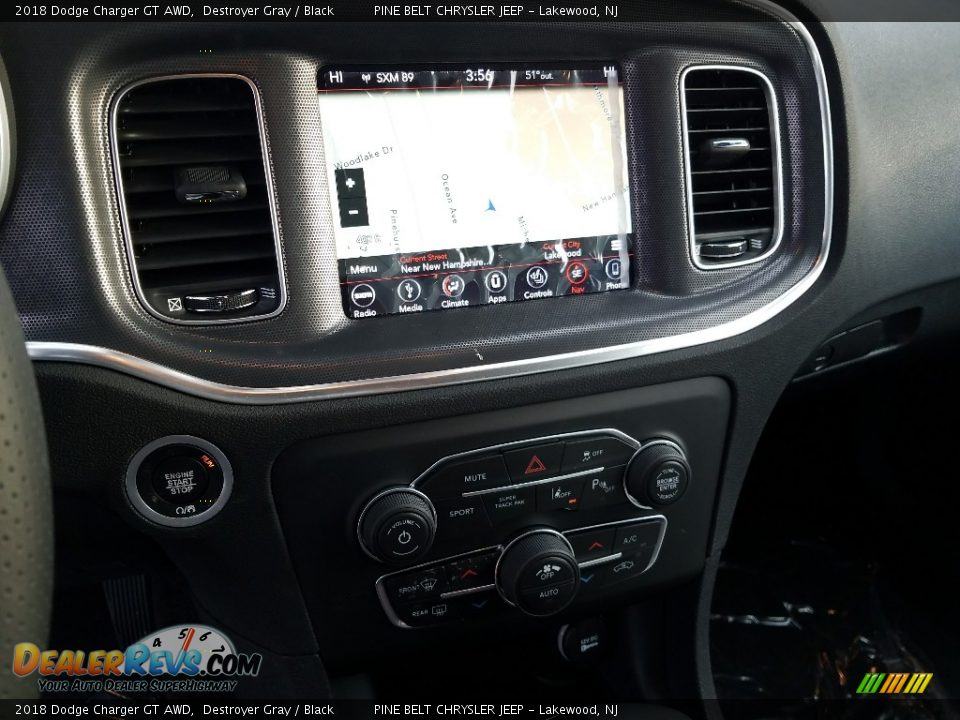 2018 Dodge Charger GT AWD Destroyer Gray / Black Photo #10