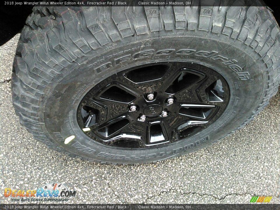 2018 Jeep Wrangler Willys Wheeler Edition 4x4 Firecracker Red / Black Photo #2
