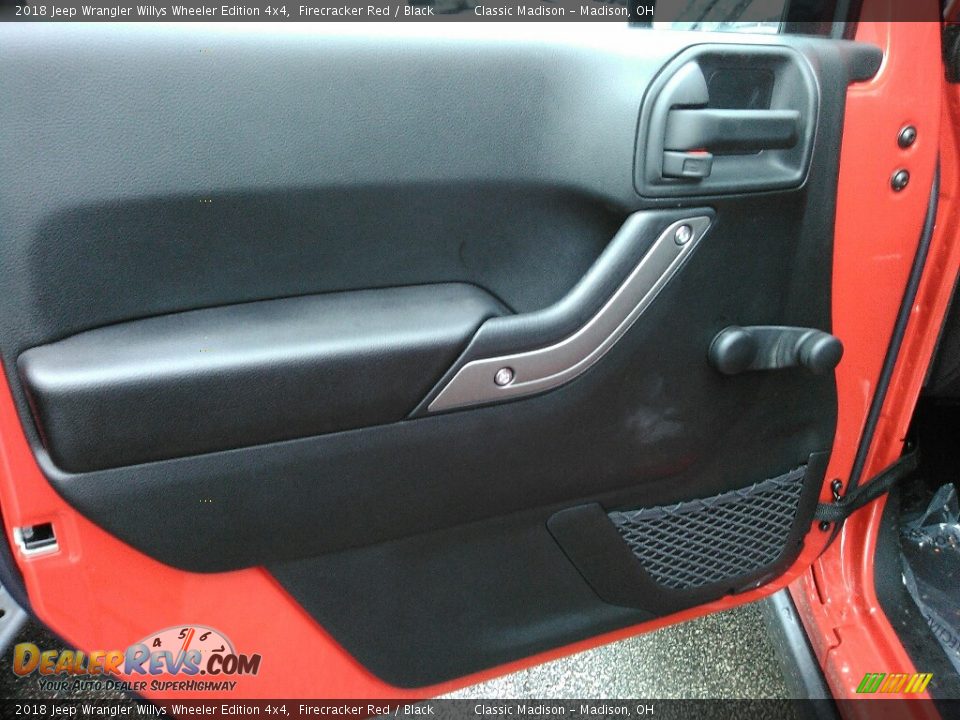 2018 Jeep Wrangler Willys Wheeler Edition 4x4 Firecracker Red / Black Photo #6