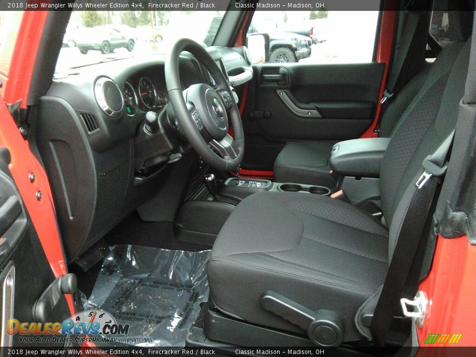 2018 Jeep Wrangler Willys Wheeler Edition 4x4 Firecracker Red / Black Photo #7