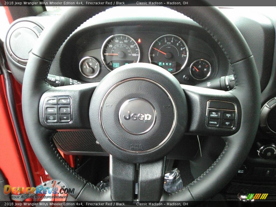 2018 Jeep Wrangler Willys Wheeler Edition 4x4 Firecracker Red / Black Photo #11