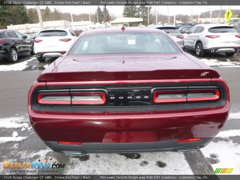 2018 Dodge Challenger GT AWD Octane Red Pearl / Black Photo #4