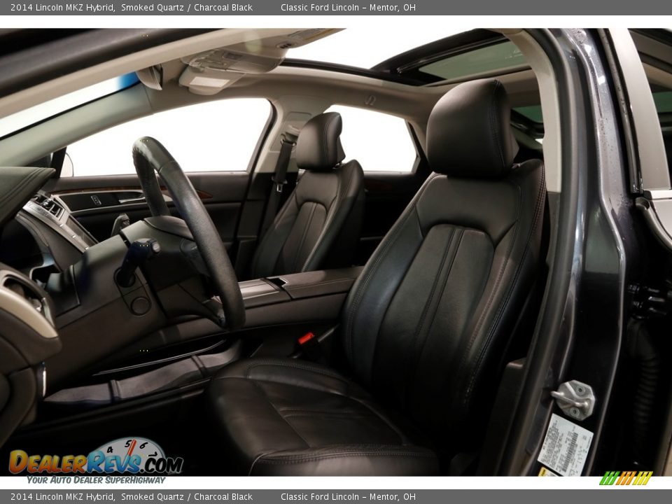 2014 Lincoln MKZ Hybrid Smoked Quartz / Charcoal Black Photo #5