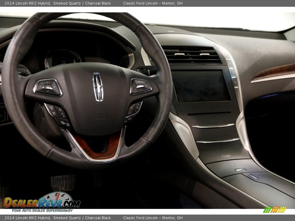2014 Lincoln MKZ Hybrid Smoked Quartz / Charcoal Black Photo #6
