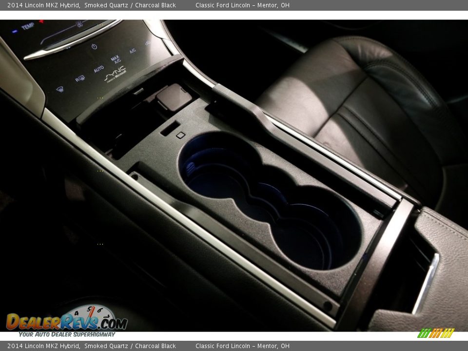 2014 Lincoln MKZ Hybrid Smoked Quartz / Charcoal Black Photo #16