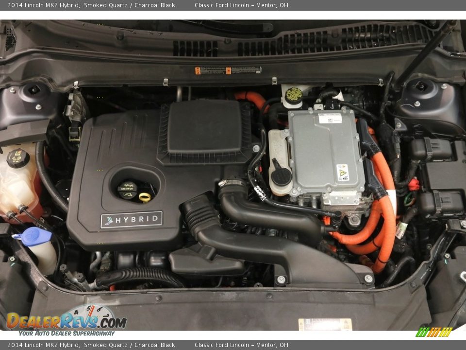2014 Lincoln MKZ Hybrid Smoked Quartz / Charcoal Black Photo #21