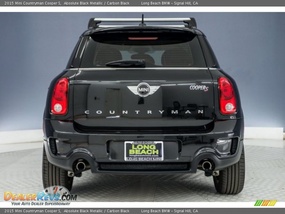 2015 Mini Countryman Cooper S Absolute Black Metallic / Carbon Black Photo #3